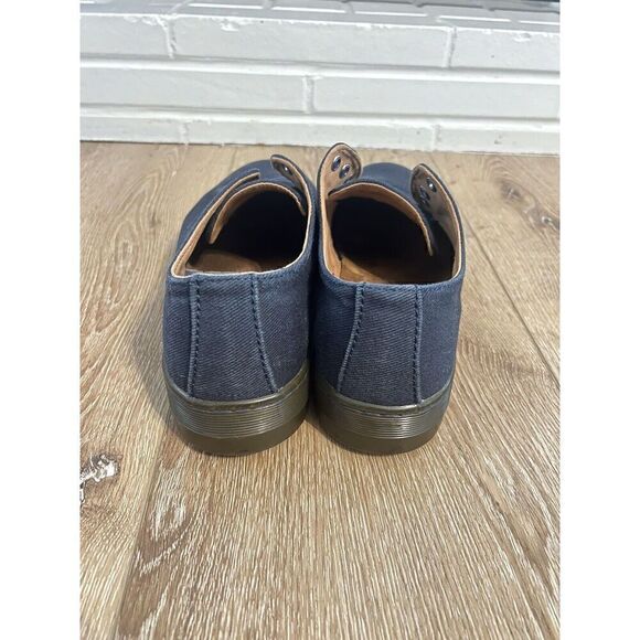 Dr Martens Delray Casual Oxfords Mens Size 11 EUR 45 Black Overdyed Twill Canvas - Picture 4 of 8
